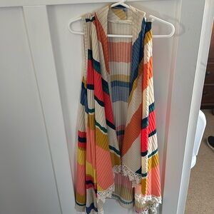 Size small waterfall style vest